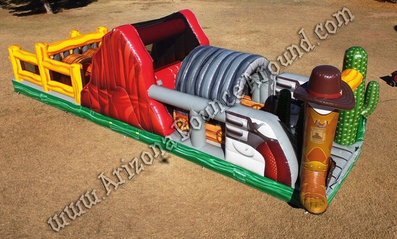 Western themed obstacle course rental Phoenix Arizona